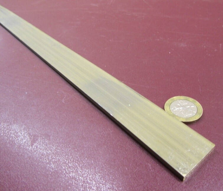 385 Brass Flat Bar 1/8″ Thick x 1.0″ Wide x 4 Foot Length