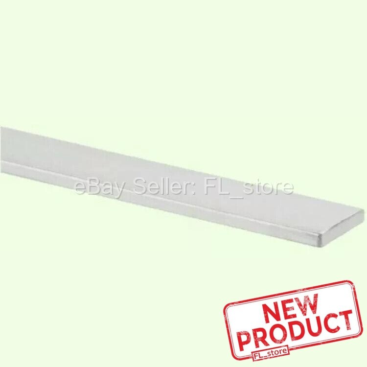 Aluminum Flat Stock 3/16″ x 1/2″ x 6 Feet Long Unpolished Alloy 6061 72 Inch NEW