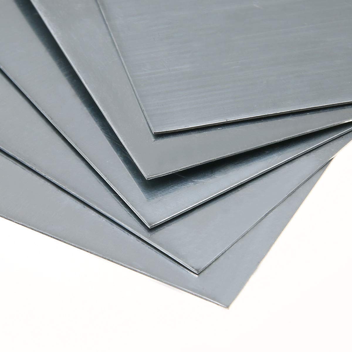5Pcs High Purity 99.9% Pure Zinc Zn Sheet Plate Metal Foil 100mm x 100mm x 0.5mm
