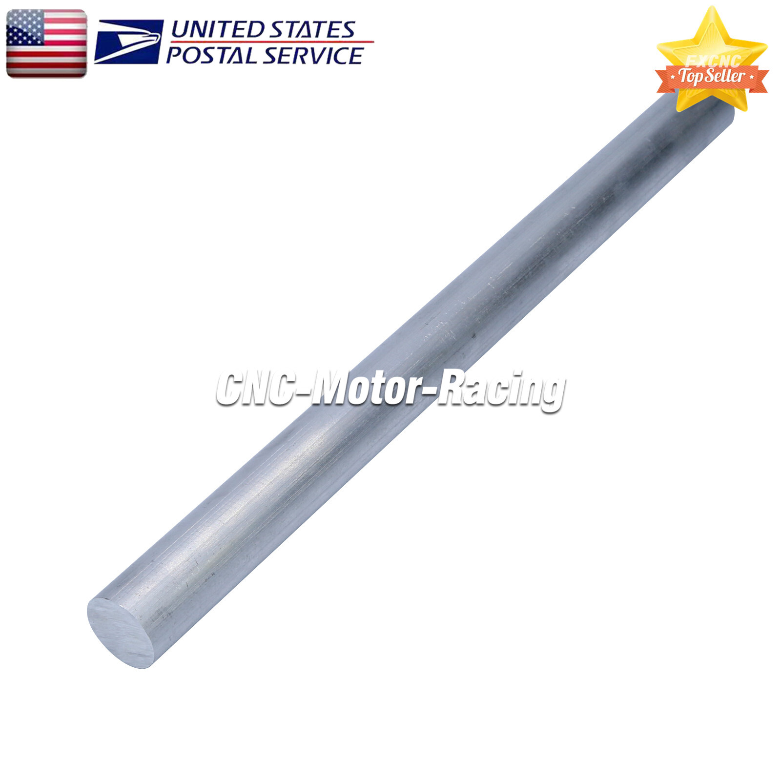 2pcs Raw Aluminum Material Solid Rod Stick Long 12.99in 330mm Width 25mm 0.98″