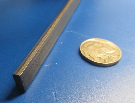 1018 Steel Bar, 1/8″ Thick x 3/8″ Wide x 24″ Length, 6 Pcs