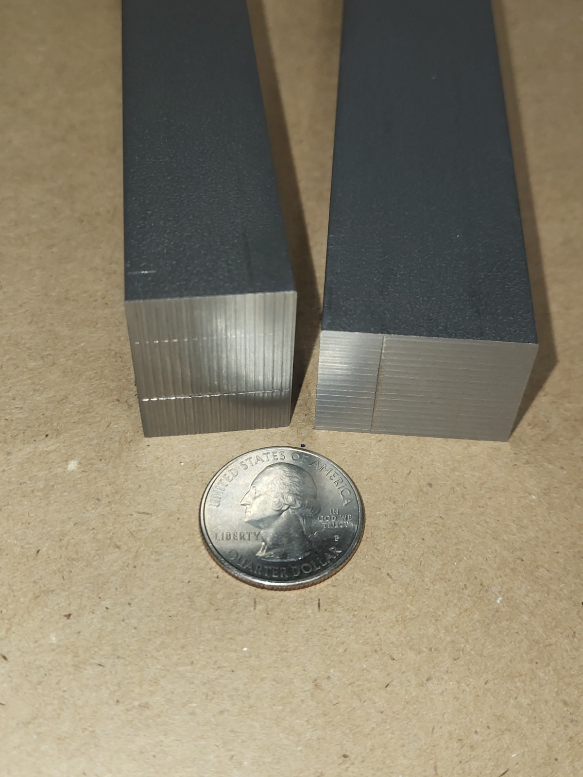 416 Stainless Steel Bar – 1 Foot Sections – .897″ × 1.198″ – Free Shipping
