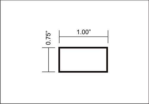2 Pieces 3/4″ X 1″ Aluminum 6061 Flat BAR 12″ Long +.07″/-0 Solid New Mill St…