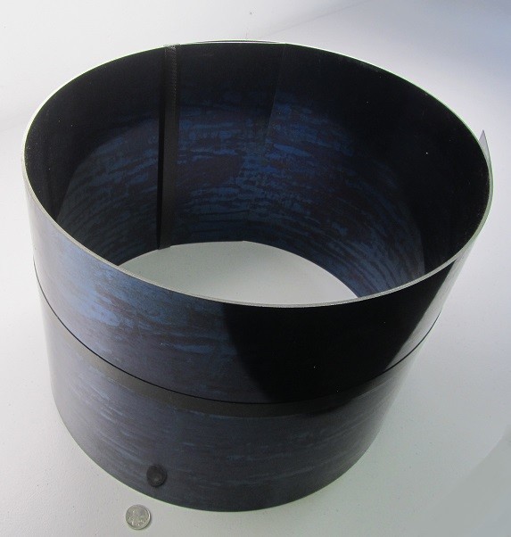 1095 Hard Blue Tempered Spring Steel Shim .032″ Thick x 10.0″ Width x 120″ Long