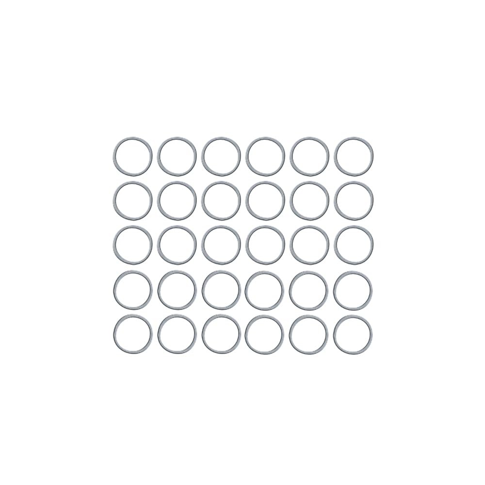 Eagle Model 5x6mm Set-Up Stainless Steel Shims, 0.1/0.2/0.3mm Thickness, 10 Piec