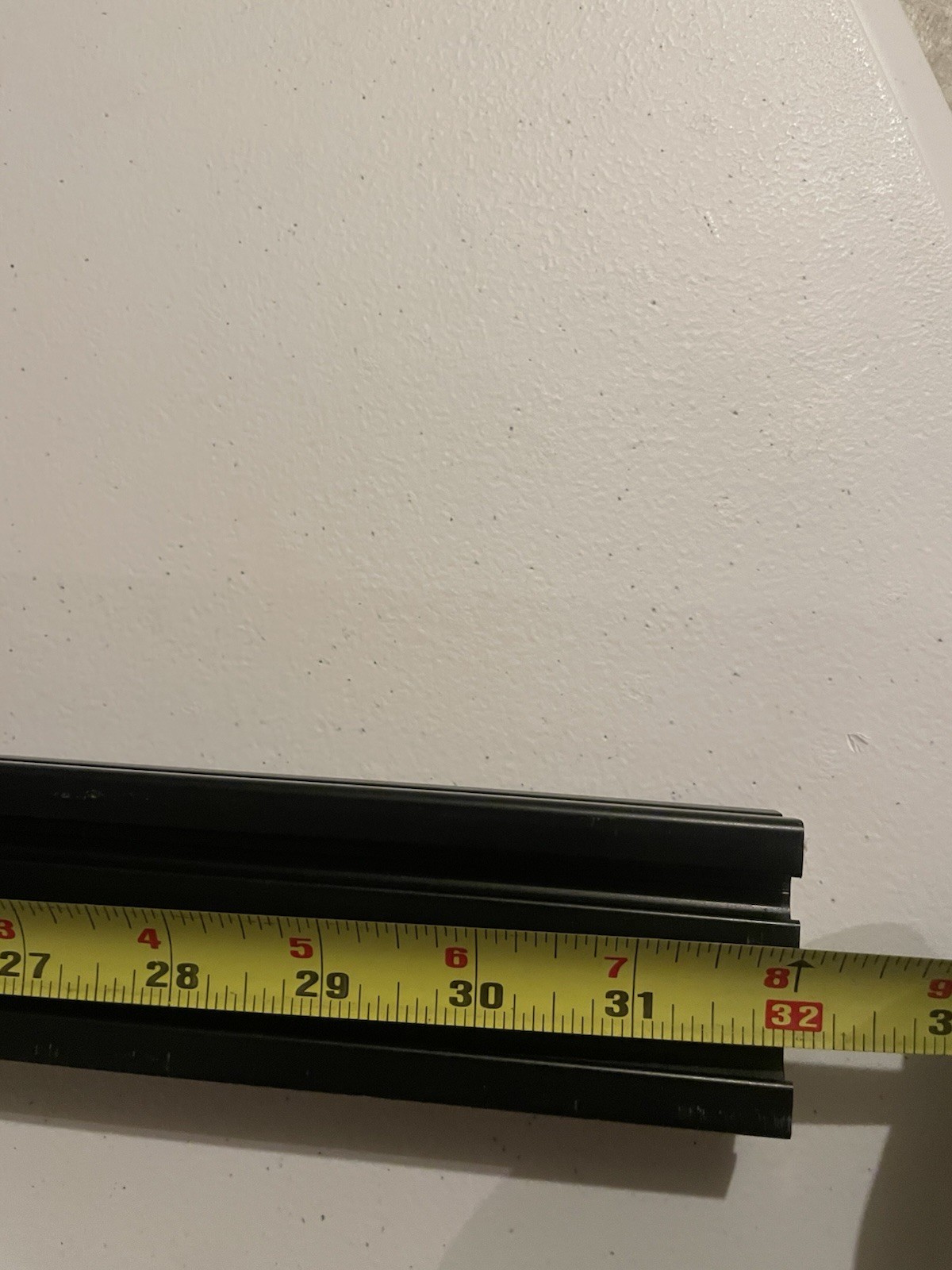 8020 1×2 25x50mm T-slotted Thread Aluminum Extrusion Smooth Black 32” L 4 Bars
