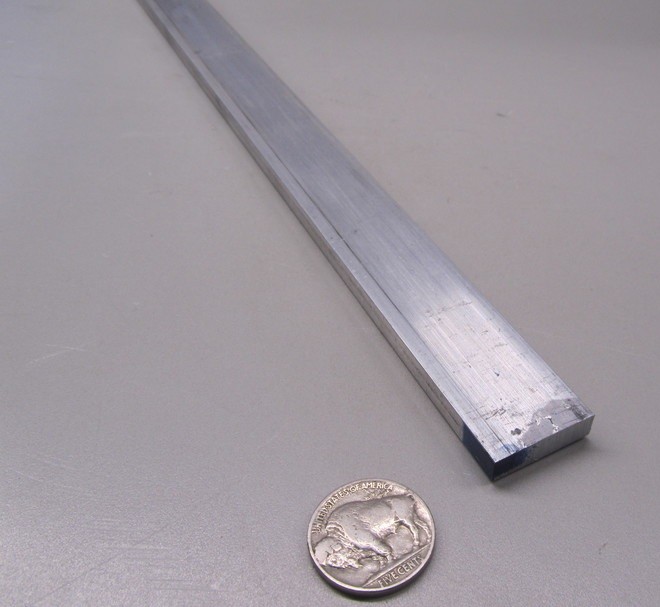 6061 T651 Aluminum Bar, 1/4″ (.250″) Thick x 3/4″ Wide x 60″ Length