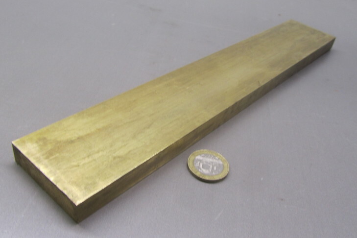 360 Brass Flat Bar 1/2″ Thick x 2.0″ Wide x 12.0″ Length
