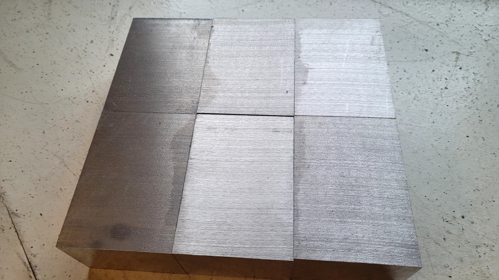 6 PCS Solid Aluminum Block 6061 5-1/8″ x 3-5/8″ x 2-5/8″