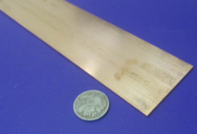 110 Copper Bar H02, 1/16″ Thick x 2.0″ Wide x 24 Inch Length