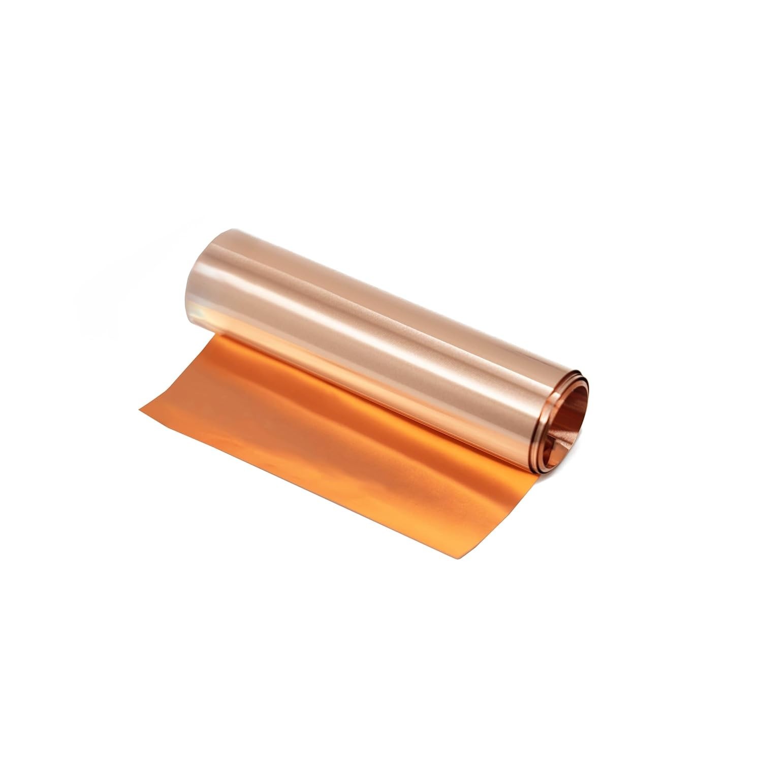 Copper Sheet Foil Roll 3000MM x 150MM x 0.08MMLxWxT，99.9% Pure Copper Flashin…