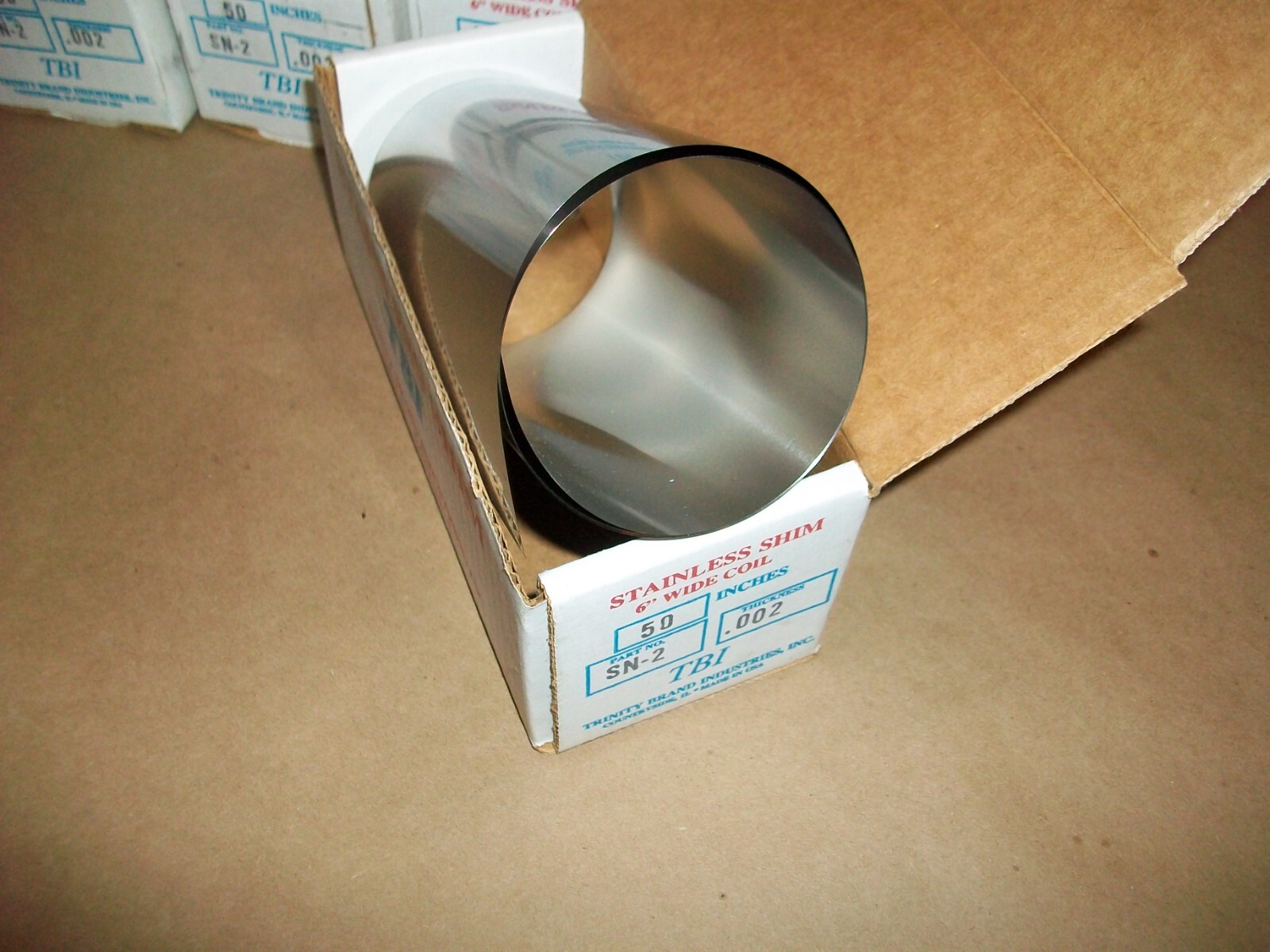 7pc TRINITY #SN-2 STAINLESS SHIM 50″L 6″W & .002 THICKNESS NEW