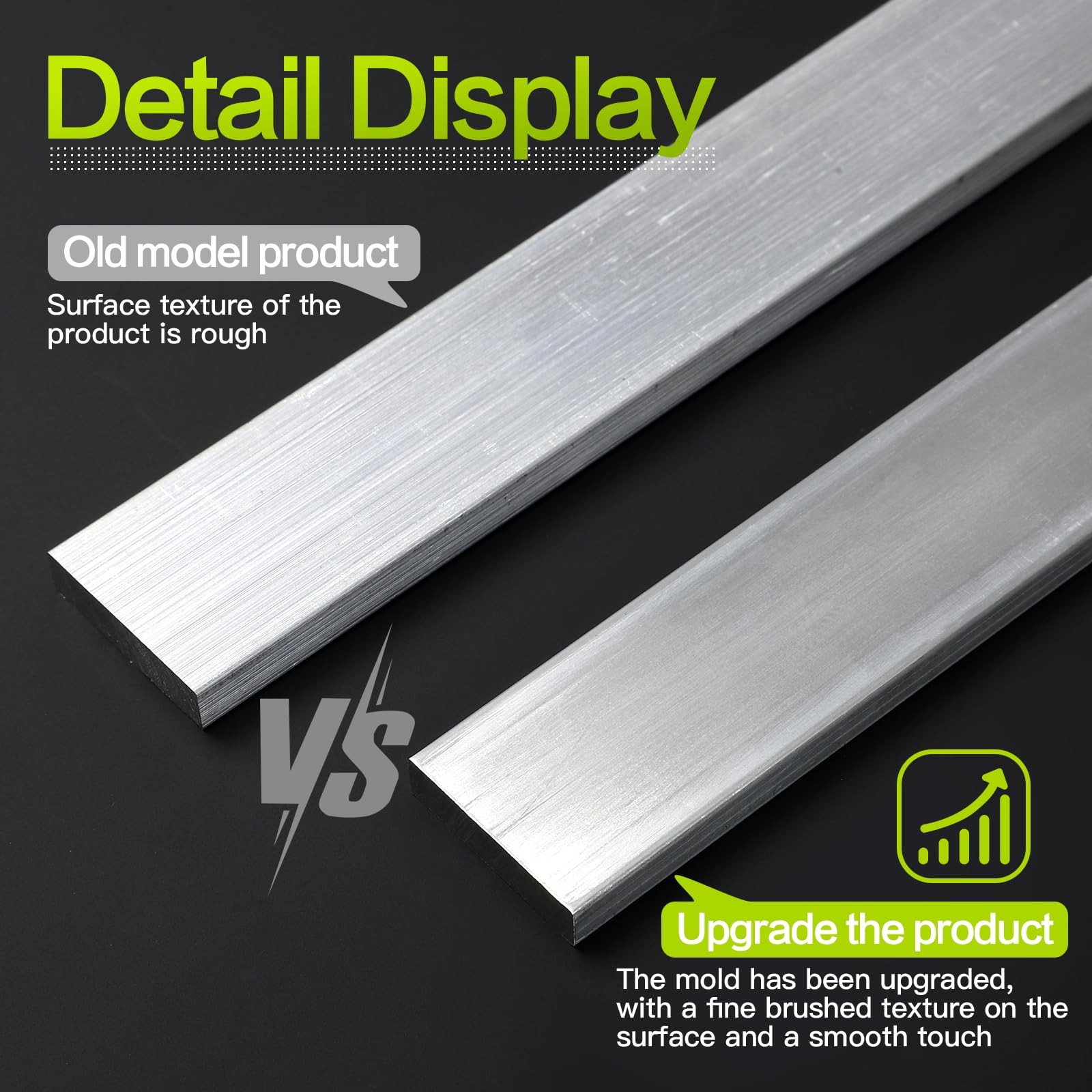 Square Aluminum Flat Bar 1/4 Thick x 1 Width x 12 Inch Length 6061 6 PCS