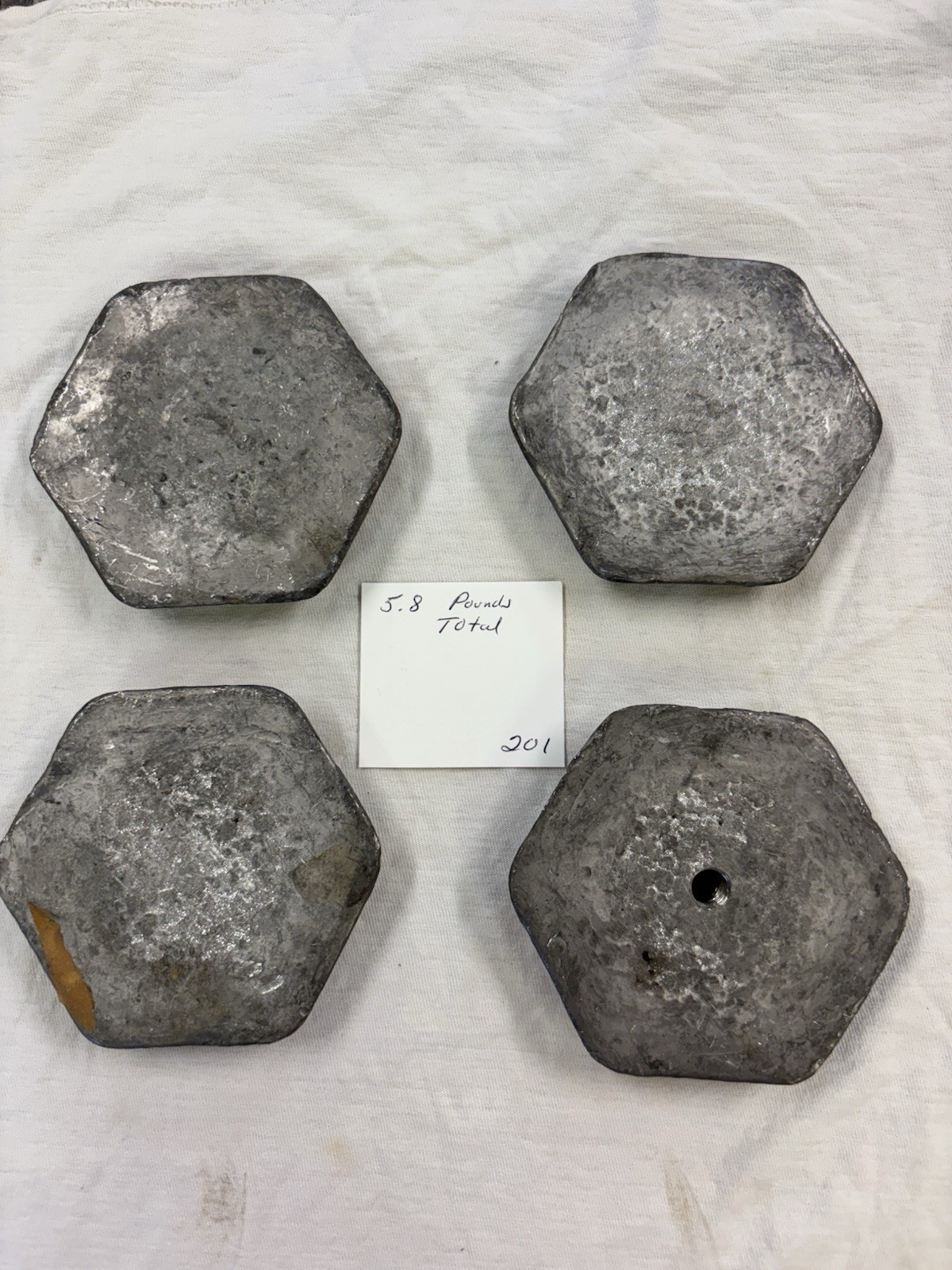 Cerro-Bend Alloy 158°F Low Melting Point Ingot, 5.8 Pounds Total Weight