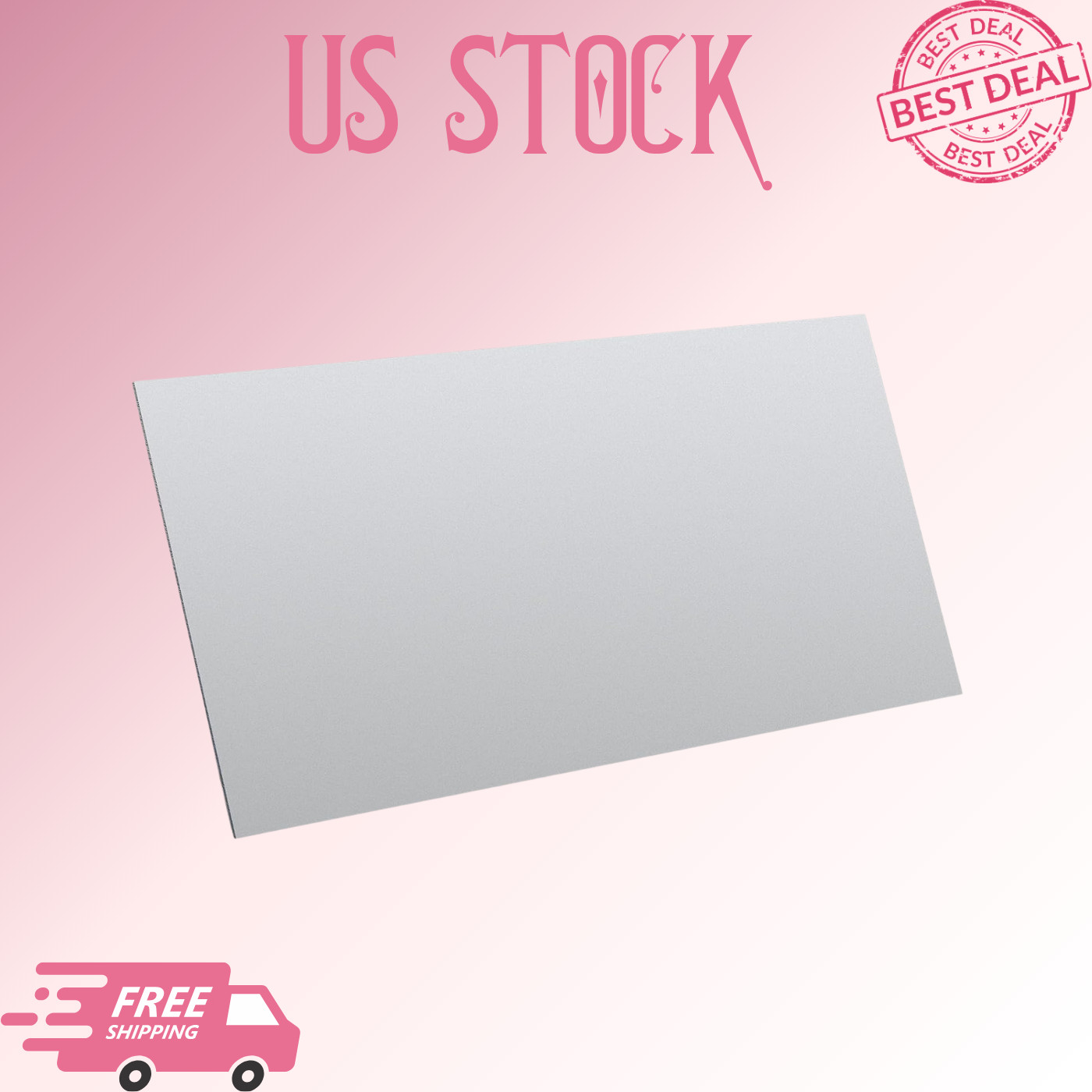 NEW 304 Stainless Steel Sheet 24x12x1/8 Plate Shim Metal Kitchen DIY Crafting