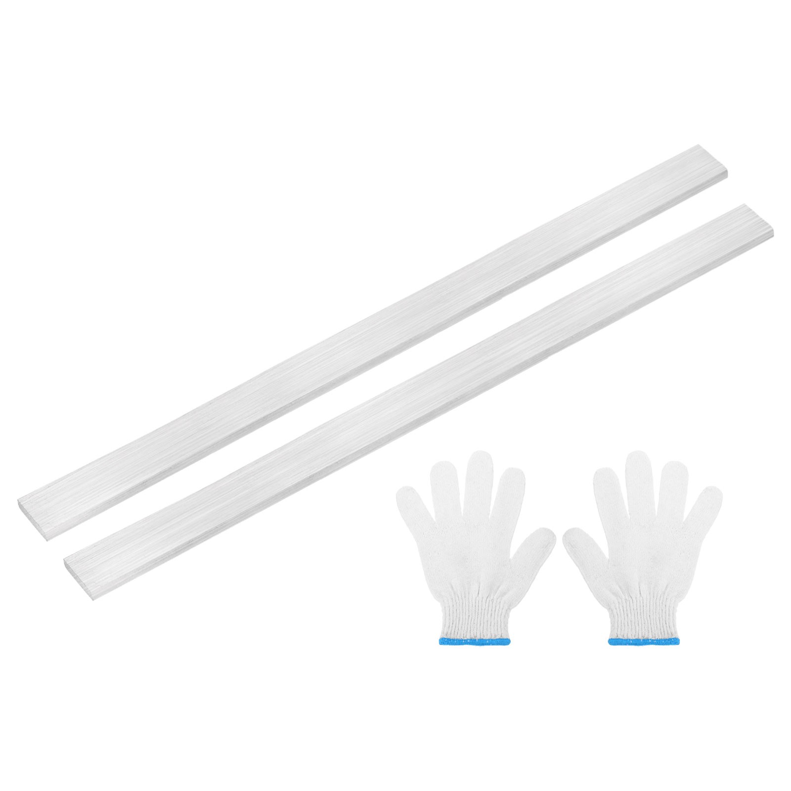 2 Pcs 304 Stainless Steel Flat Bar 3/16″ x 13/16″ x 12″ Trim Strips Sheet