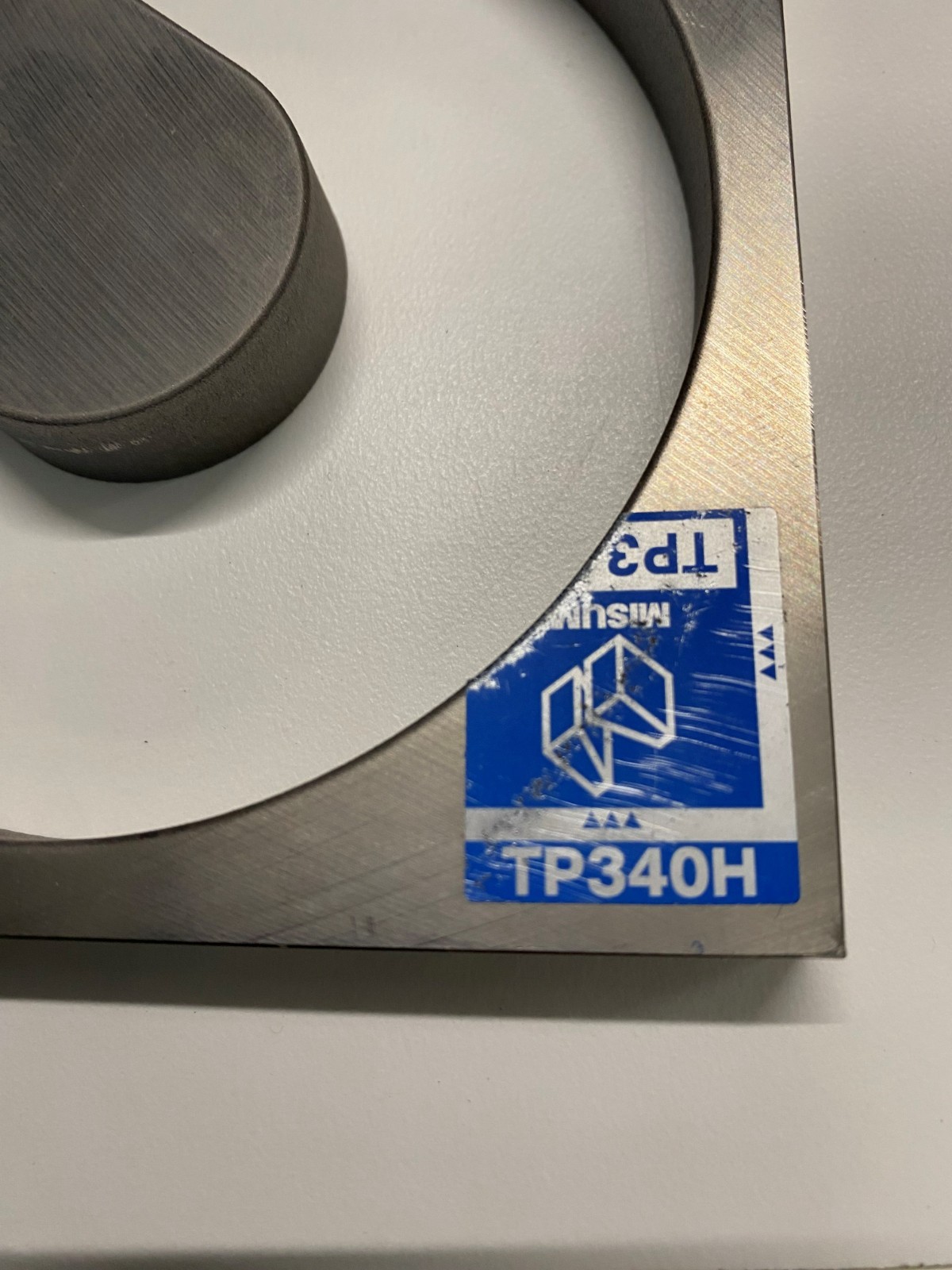 titanium plate sheet, 250 mm x 250 mm x 12 mm, six sheets, TP340H, 19 pounds