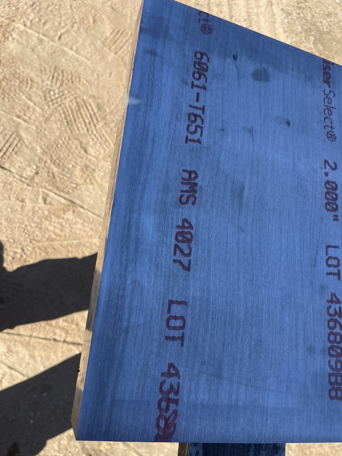 NEW 6061-T6 Aluminum Sheet 20-1/8″ x 16-1/4″ x 2″ THICKNESS