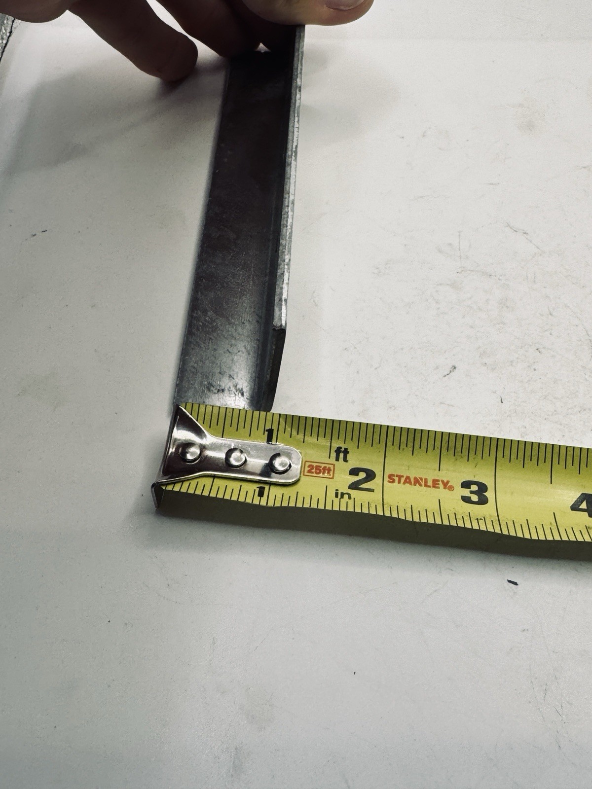 Horizontal Step Plate 3 Hole Galvanized Steel 6-1/2″ x 1-1/2″ x 1″ x 1/8″