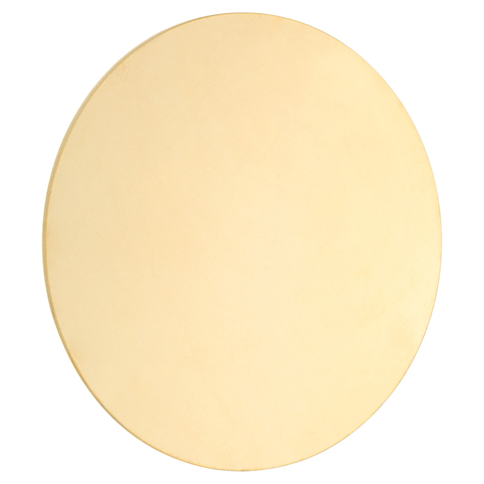 Brass Round Plate, 0.06″(1.5mm) Thick 4″(100mm) Dia H62 Brass Round Sheet