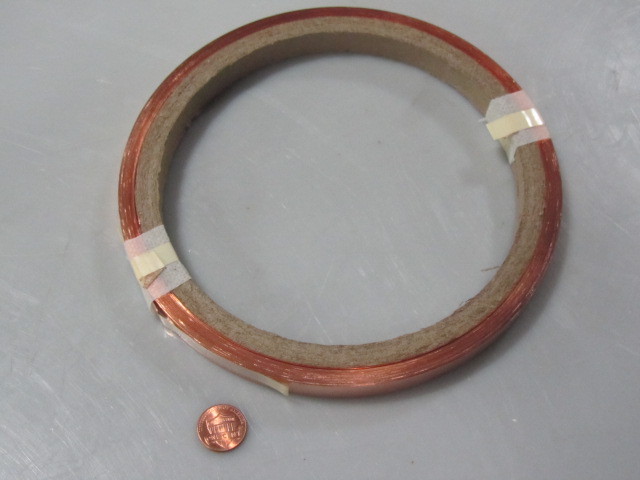 110 Copper Foil Soft Temper .005″ Thick x 1/2″ Wide x 100 Foot Length
