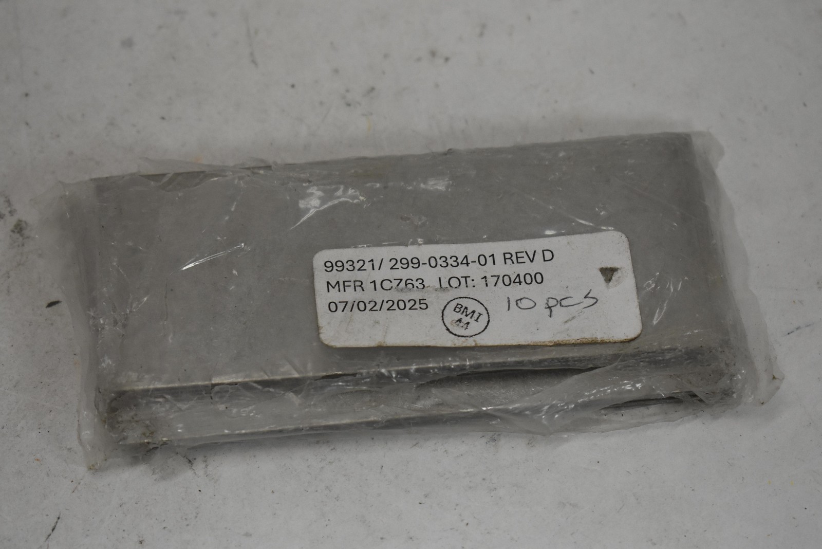 99321 299-0334-01 REV D Metal Plates Lot of 10pcs MFR 1C763 New Sealed
