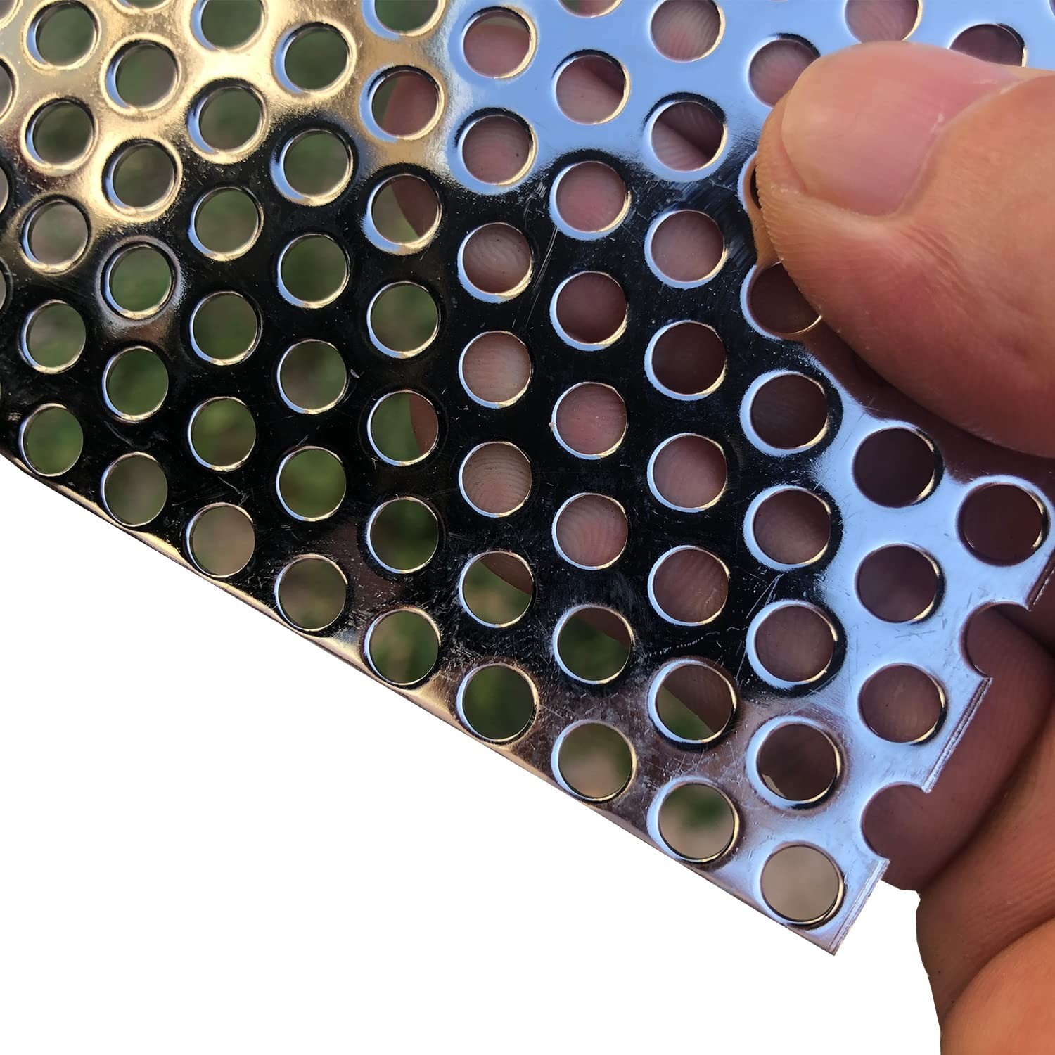 Expanded Perforated Metal Sheets – Stainless Steel 20GA, 0.2″ Holes, 11.8″x5.9″