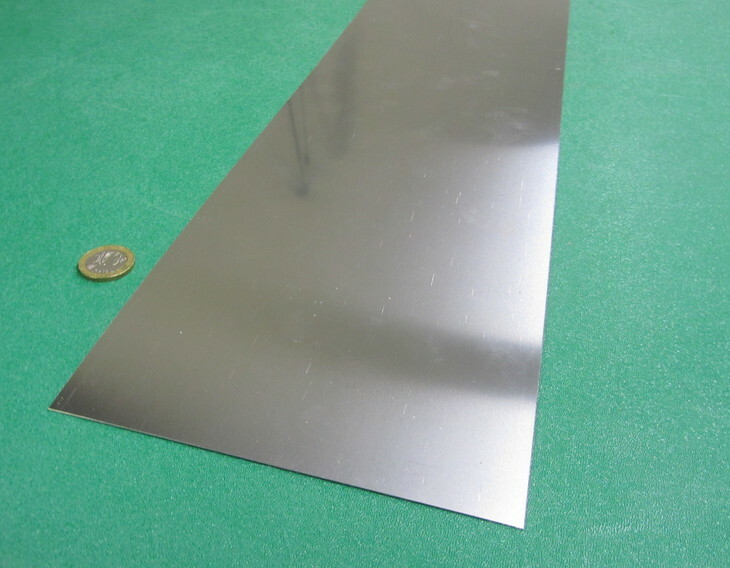 316 Stainless Steel Sheet Soft .002″ Thick x 6.0″ Width x 100.0″ Length