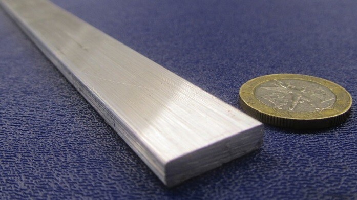 6061 T6511 Aluminum Bar, 3/16″ (.187″) Thick x 3/4 Wide x 36″ Length, 2 units