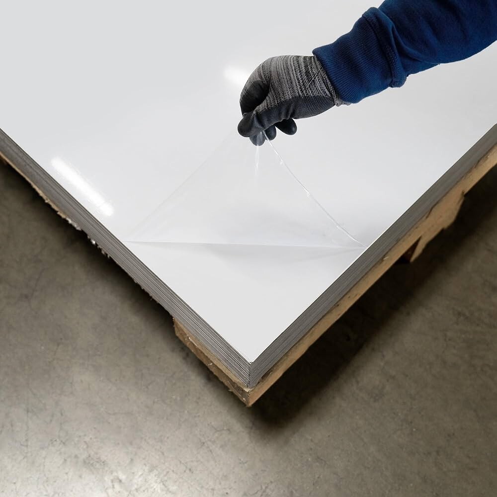 White Aluminum Sheet .025 x 48″ x 96″ – 1 PC