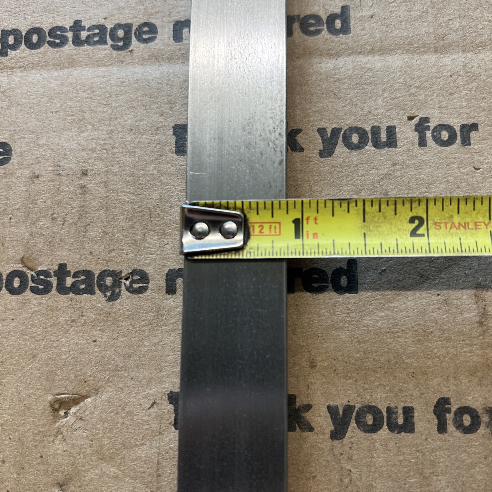 3/8 X 7/8 Flat Steel Bar 10” Long Blacksmith Machining Cold Rolled 1018