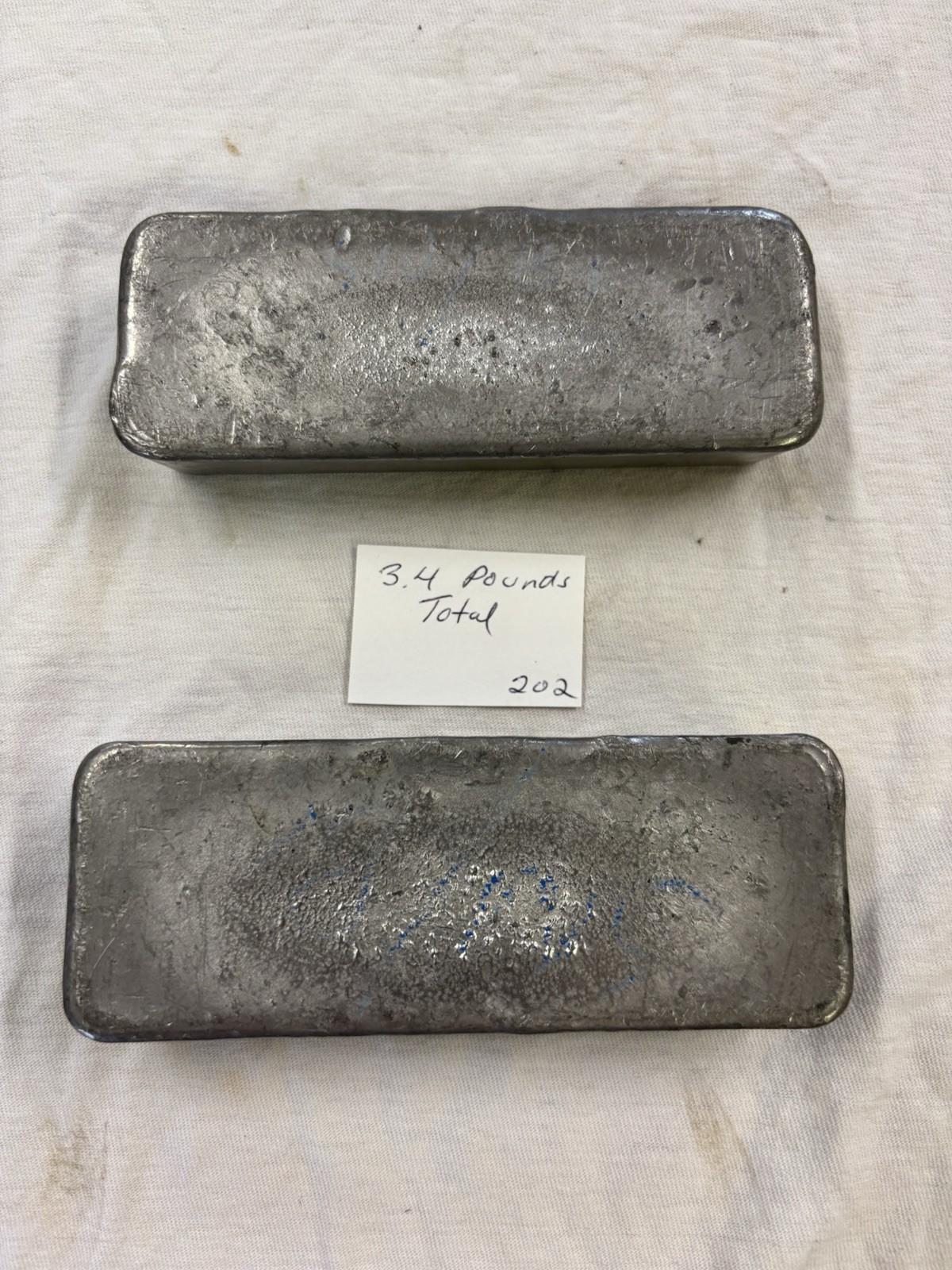 Cerro Cast Alloy – 3.4 pounds total weight.