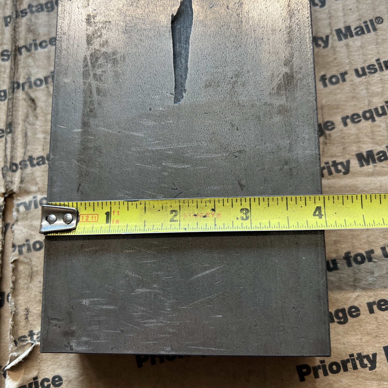 1 1/4 X 4 Flat Steel Bar 7″ Long 1018 CR