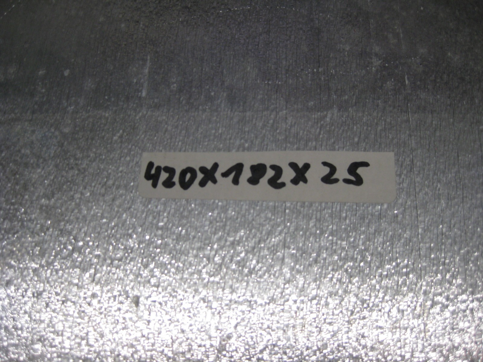 Aluminum Block 420x182x25