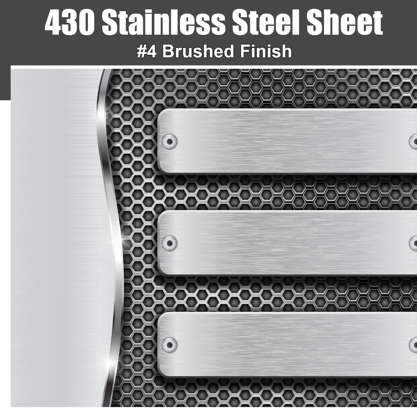 MorningRo 2 Pack 24×12 Inch 24GA Stainless Steel Sheet