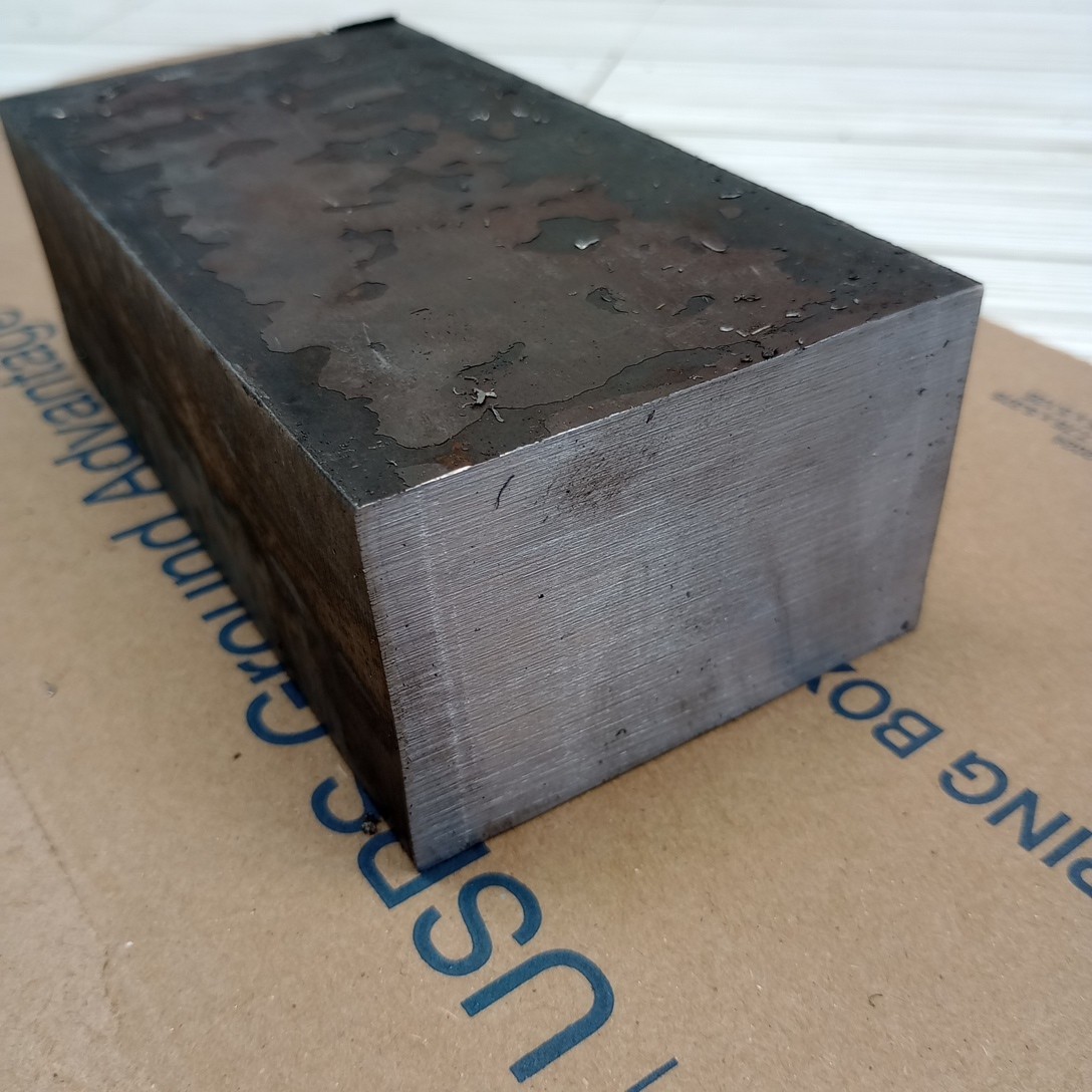 2″ X 4″ X 4″ A36 Steel Solid Bar Blacksmith Hammer Plate Welding Heavy Duty 4″