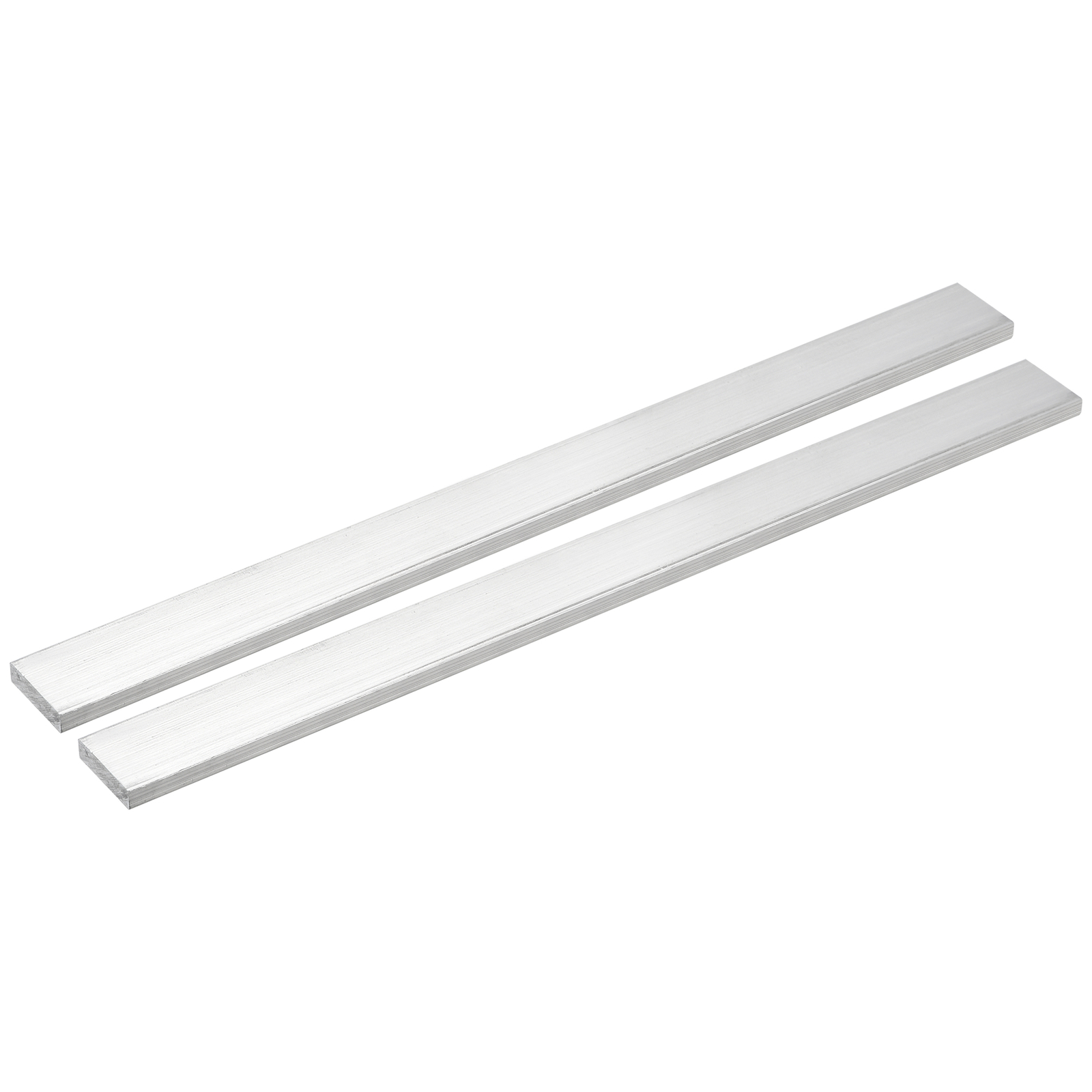 2pcs Stainless Steel Flat Bar Brushed Finish Trim Strips Sheet 12″x1″x1/4″