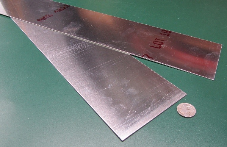 6061 T6 Aluminum Bar .063″ (1/16″) Thick x 4.0″ Wide x 48″ Length, 2 Pc