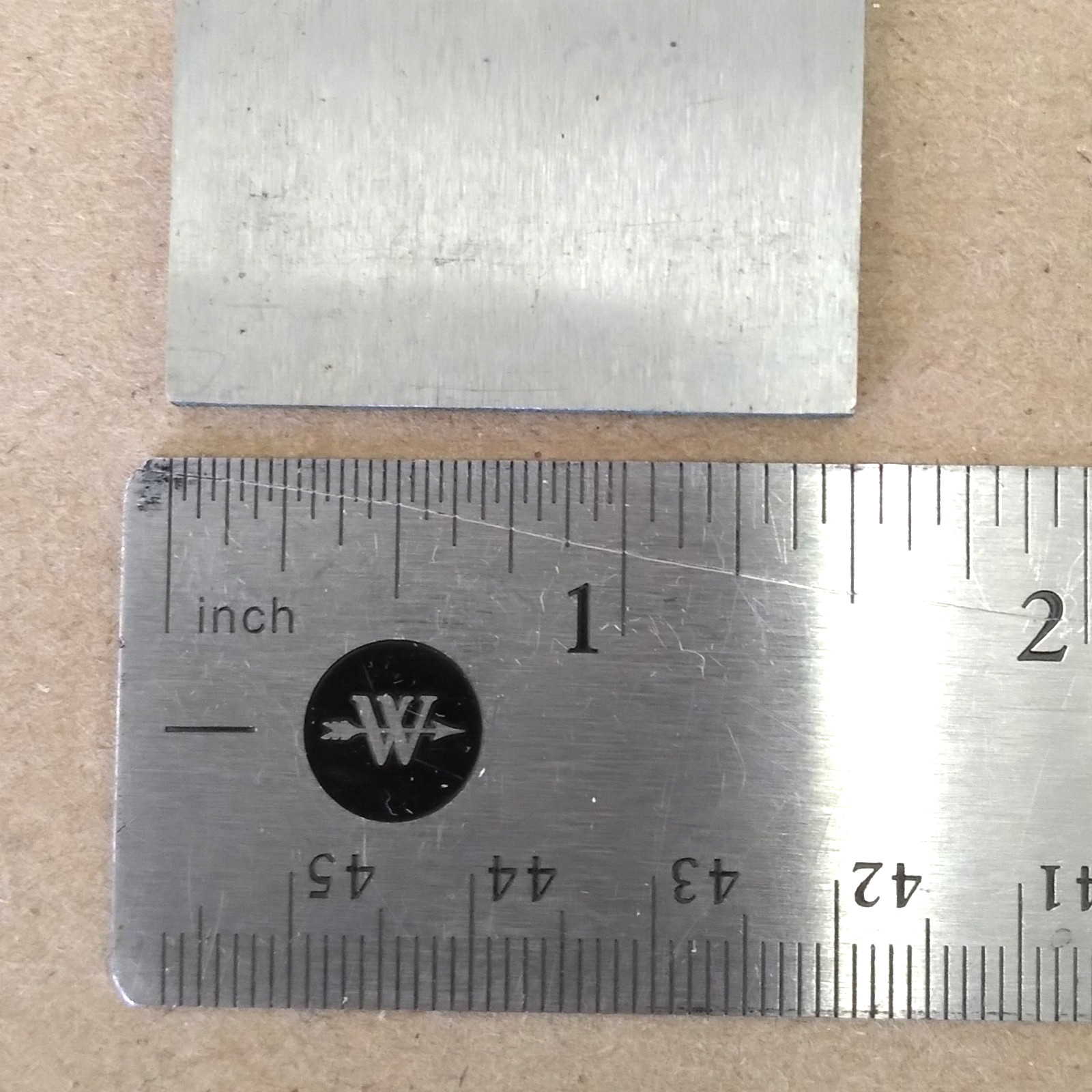 TOOL STEEL SHEET 5/64″ FLAT GROUND STEEL, LOT OF 4 VARIOUS LENGTH & WIDTH