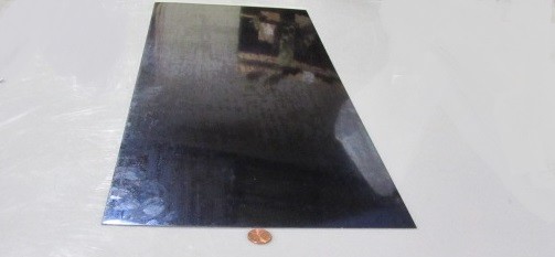 1095 Hard Blue Tempered Spring Steel Shim .035″ x 12.375″ x 24″ Length