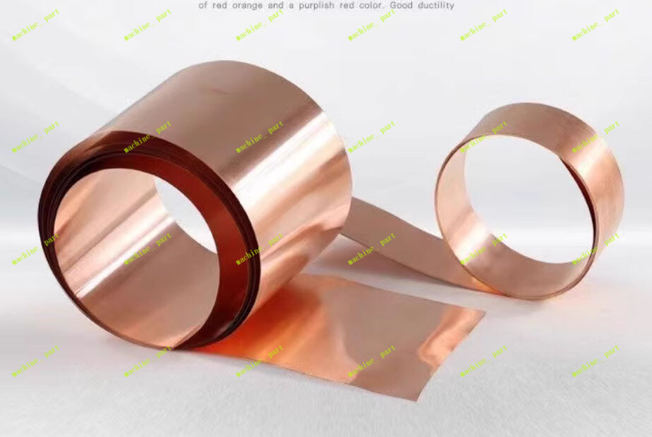 1pc 99.9% Pure 0.05 x 100 x 1000mm Coppers Cu Metal Sheet Foil