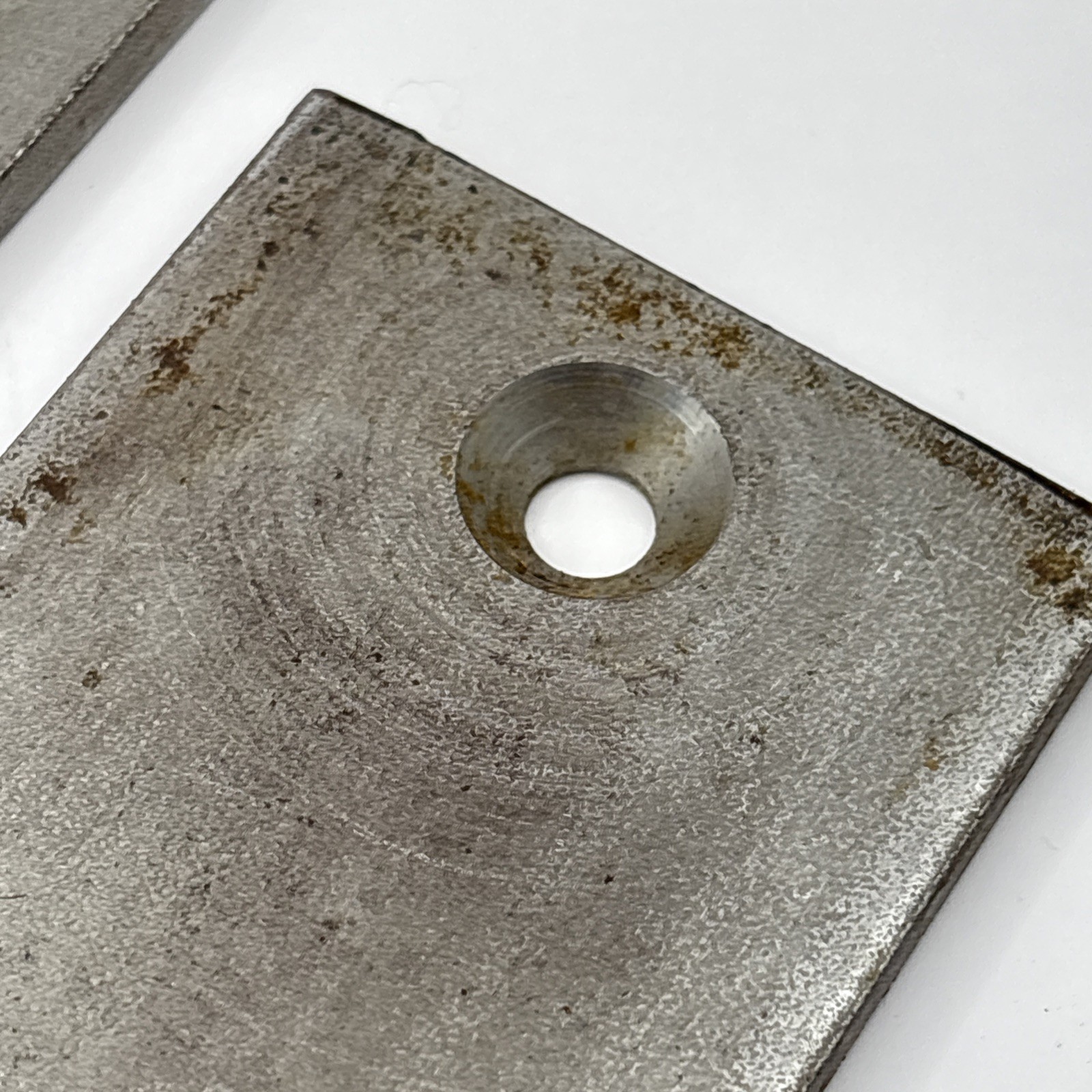 304/304L Stainless Steel 17.5 Inch x 2 Inch x 1/4 Inch Bars With Holes Lot Of 4