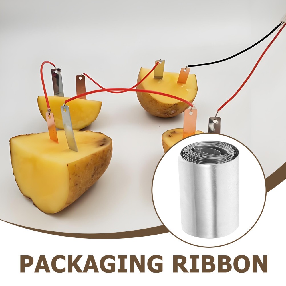 Fruit Battery Making Zinc Plates Accessories Electrode Strip Replaceable