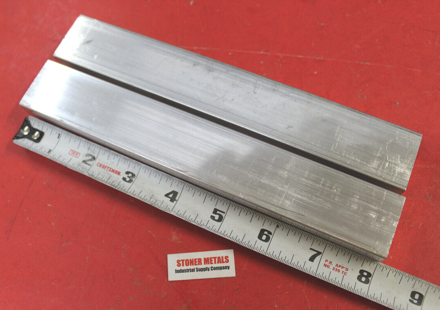 2 Pieces 3/4″ X 1-1/4″ ALUMINUM 6061 FLAT BAR 8″ long Extruded Solid Mill Stock