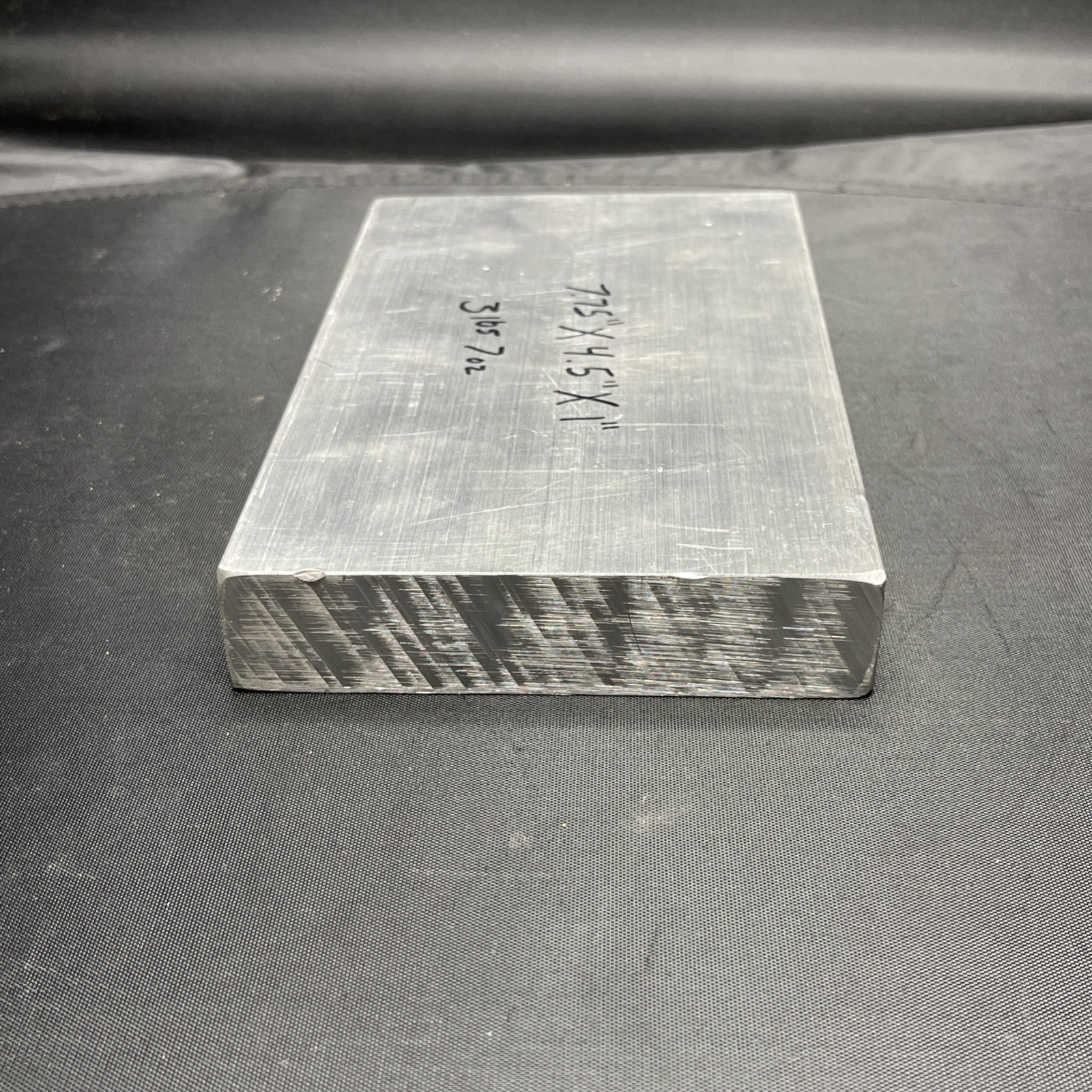 Aluminum Block 7.75 x 4.5 x 1 Plate Tooling Stock 3lb 7oz CNC Mill