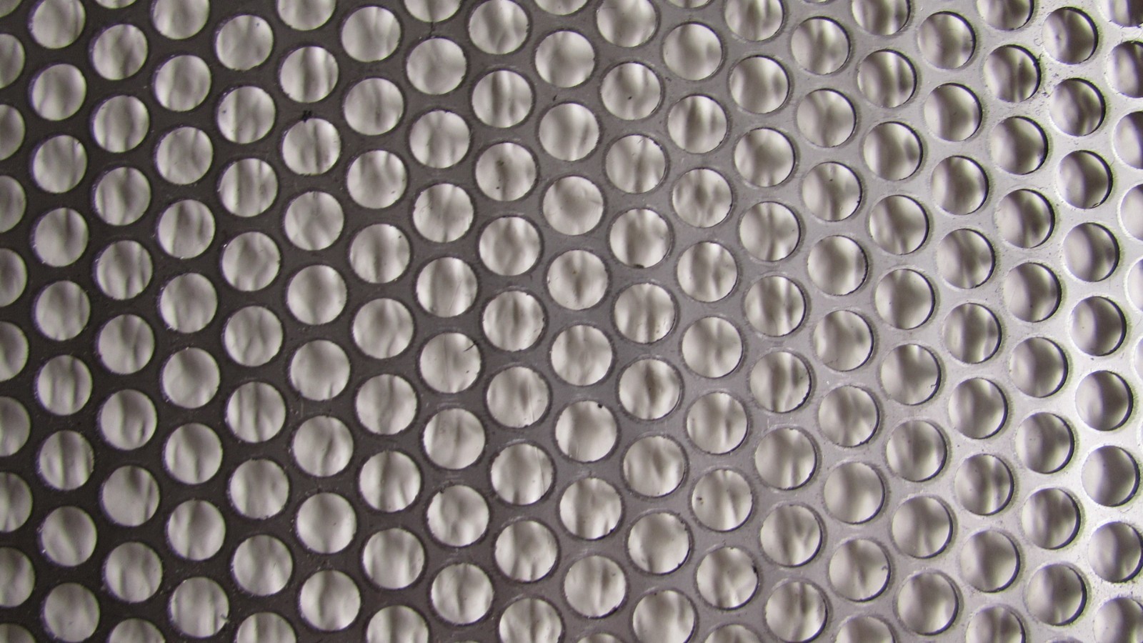 1/4″HOLES ON 5/16″CENTER–20 GA. –12″ x 12″ STAINLESS PERFORATED SHEET