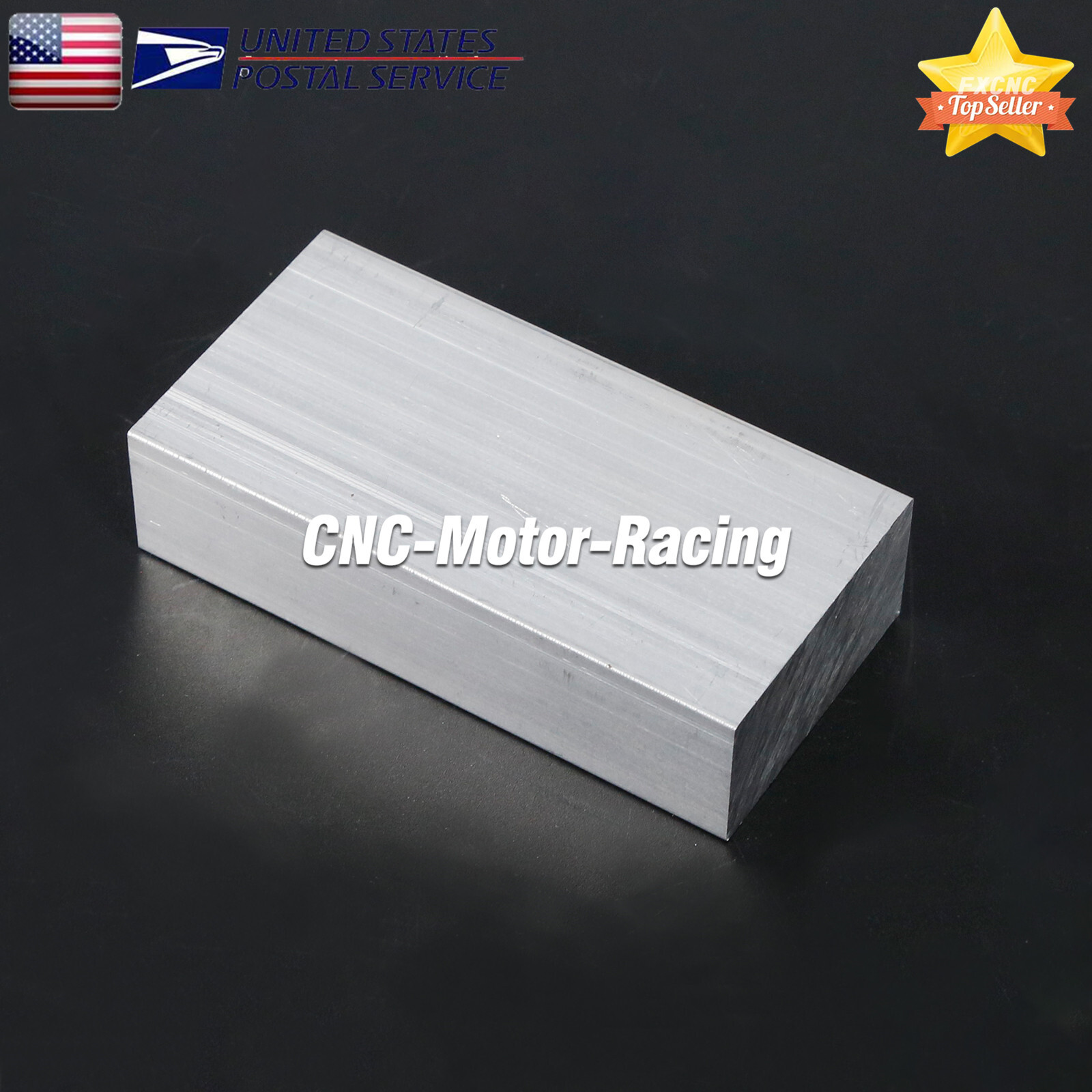 Aluminum Raw Material Flat Plate Sheet Long 100mm/3.94inch Thick 25mm/0.98″ USA