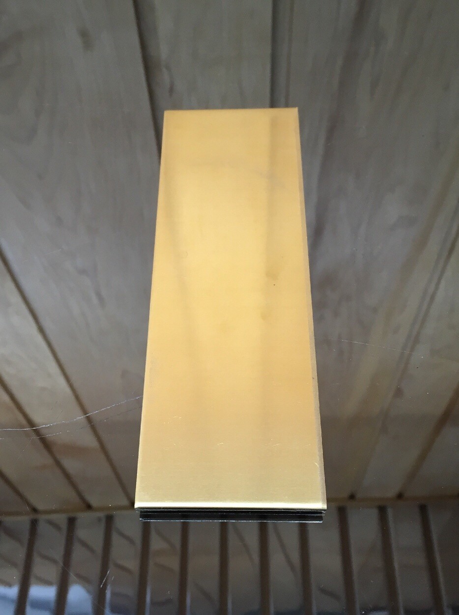 1/8″ BRASS SHEET PLATE NEW 2″X6″ .125 Thick *CUSTOM SIZES AVAILABLE*