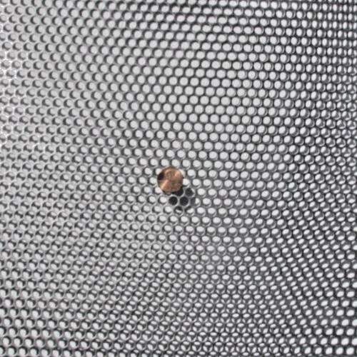 ==1/4″HOLES –20GA. –11-1/4″ X 8-1/4″ .– STAINLESS PERFORATED SHEET==