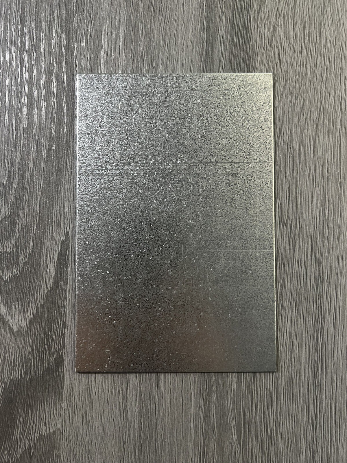 6 Pieces 8”x4” Galvanized Metal Scrap 18 Gauge
